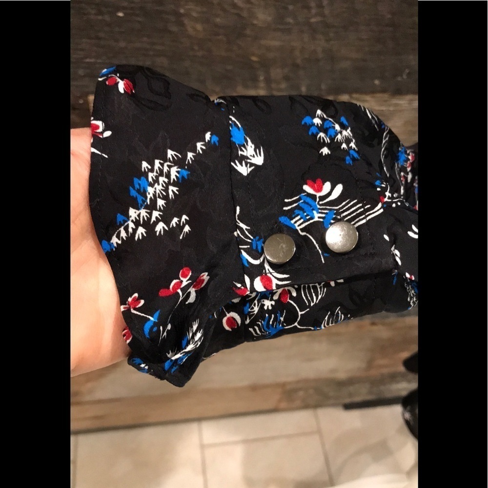 Veronica Beard Floral Print Silk Dress - Picture 8 of 10
